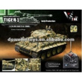 VsTank Radio Controlled Infrared Tank (RC) Tiger 1 (Early Production) 1/24 Scale - GREEN CAMOUFLAGE